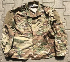 US Army Ocp Acu Combat camouflage Jacke shirt Large Short