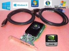 HP Compaq 8100 8200 8300 Elite NVIDIA Dual Displayport Video Card w/ 6' Cables
