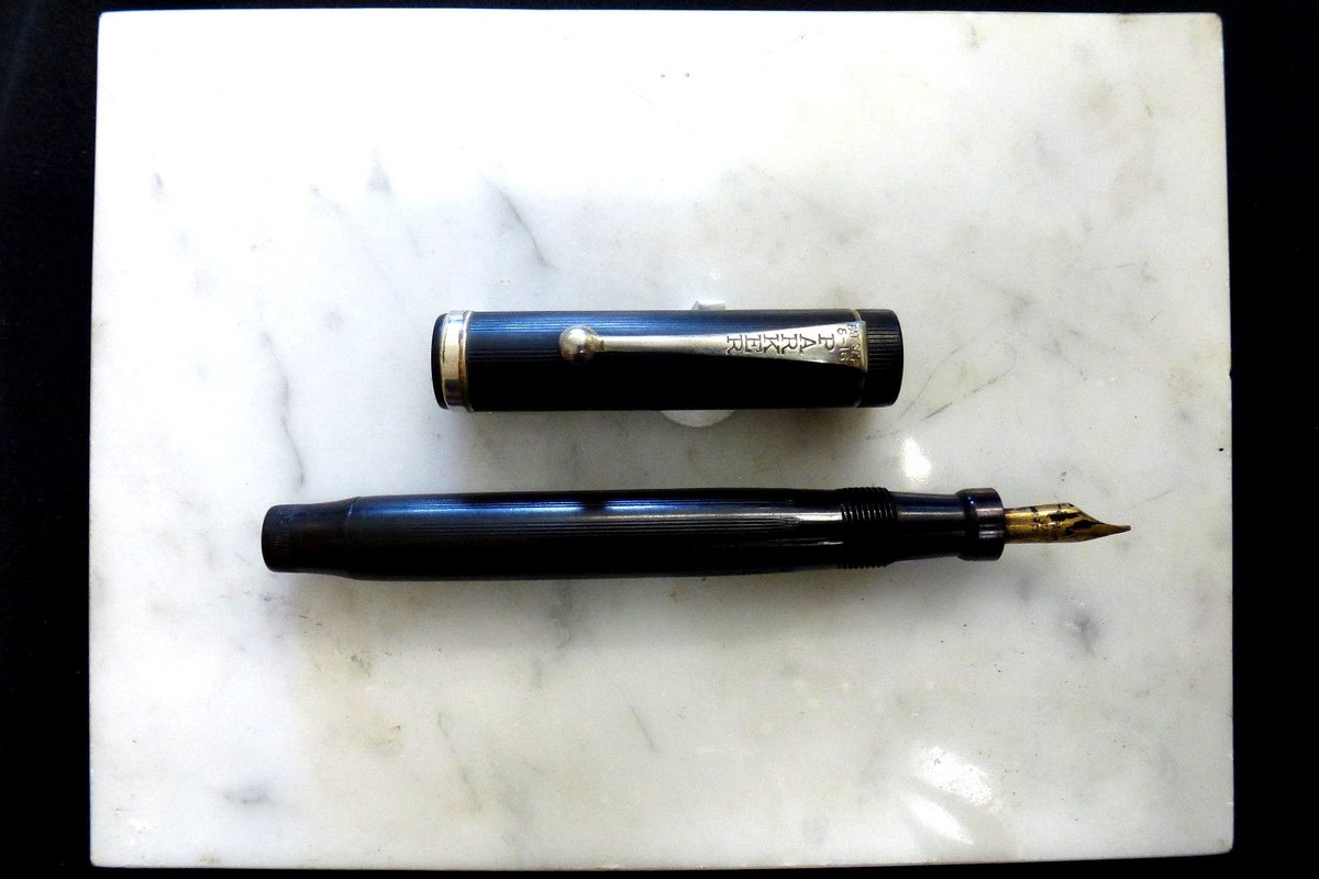 Parker DuoFold - Pat. Sep 5 1916 - Lucky Curve nib - USA