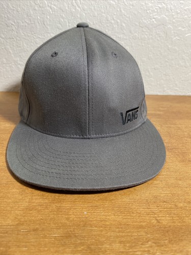 Vans Brown Flex Fit Ball Cap Hat Size 