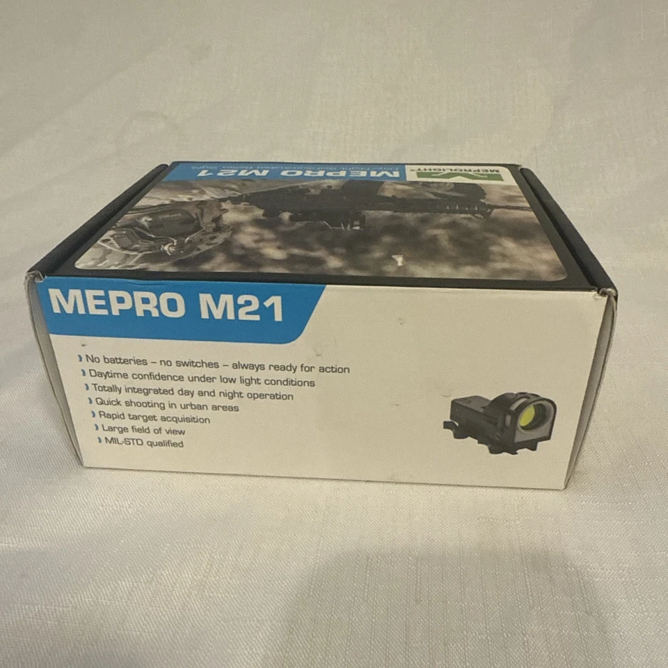 Meprolight M21 Reflex Vista Triángulo Retícula Picatinny Iluminador Killflash Set Foto 4 de 4