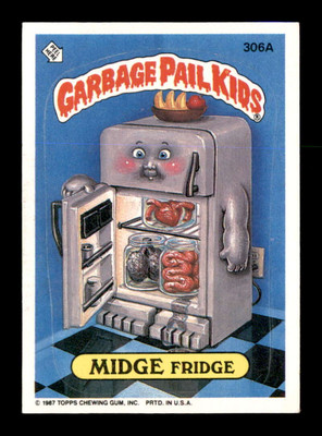 1987 Garbage Pail A #306 Midge Fridge Fridge  EX+ X3068277