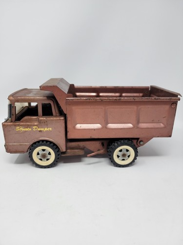 Vintage Structo Dump Truck Pressed Steel 1960’s W/Mirrors And Wipers - Picture 2 of 21