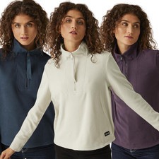 Regatta Womens Julietta Half Zip Pullover Warm Winter Fleece Jumper