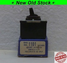 Vintage Despard Interchangeable Toggle Light Switch, Single-Pole Eagle Brown 15A