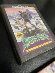 Shining Force for Sega Genesis Case & Game, NO MANUAL Tested & Working