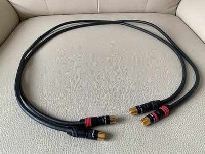 REGA mit Neutrik originalkonfektioniertes Stereo Cinchkabel niederkapazitiv 1 m