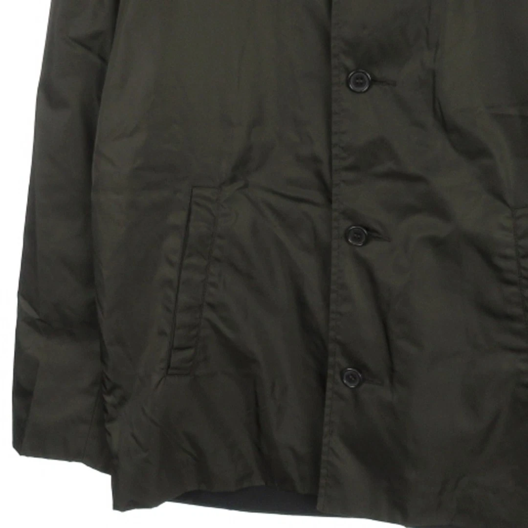 Prada Giacca Cappuccio Imbottito Nylon Portafoglio Incluso Verde Oliva S Capispalla AA U