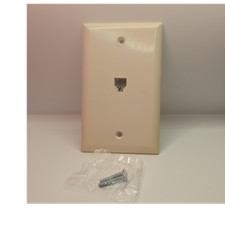 CHINA Wall Plate RJ-11 Telephone Jack 1:1 Connection with Screws