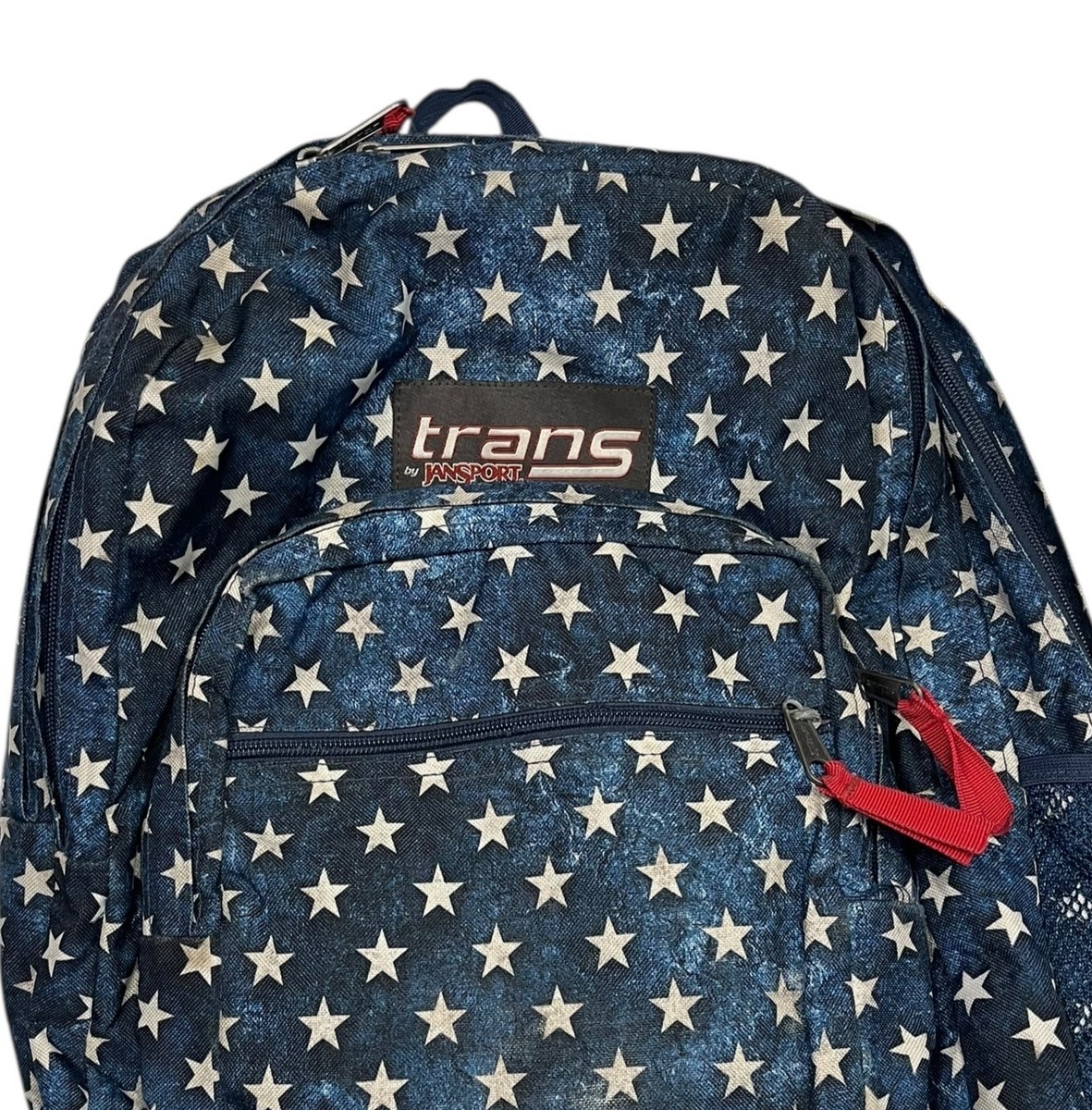 california flag jansport backpack JANSPORT TRANS Blue AMERICAN-FLAG STARS BACKPACK Team Usa Hike Gym School  Bag