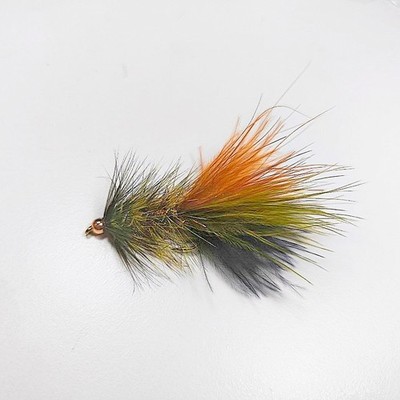 8x Woolly Bugger Streamer Fliegen - Handgebunden Gr.6 & 10 - 3 Farben - Forelle