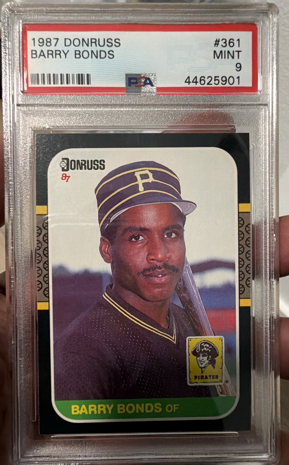 1987 Donruss - Barry Bonds #361 (RC)