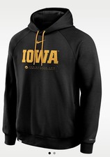 NWT Men's Nike Iowa Hawkeyes Courtside Basketball Practice Dri-FIT Hoodie Large
