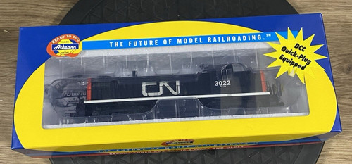 Locomotora Athearn 94062 Ho Canadian National RS3 3022 DCC Enchufe Rápido Equipada | Condition: Used