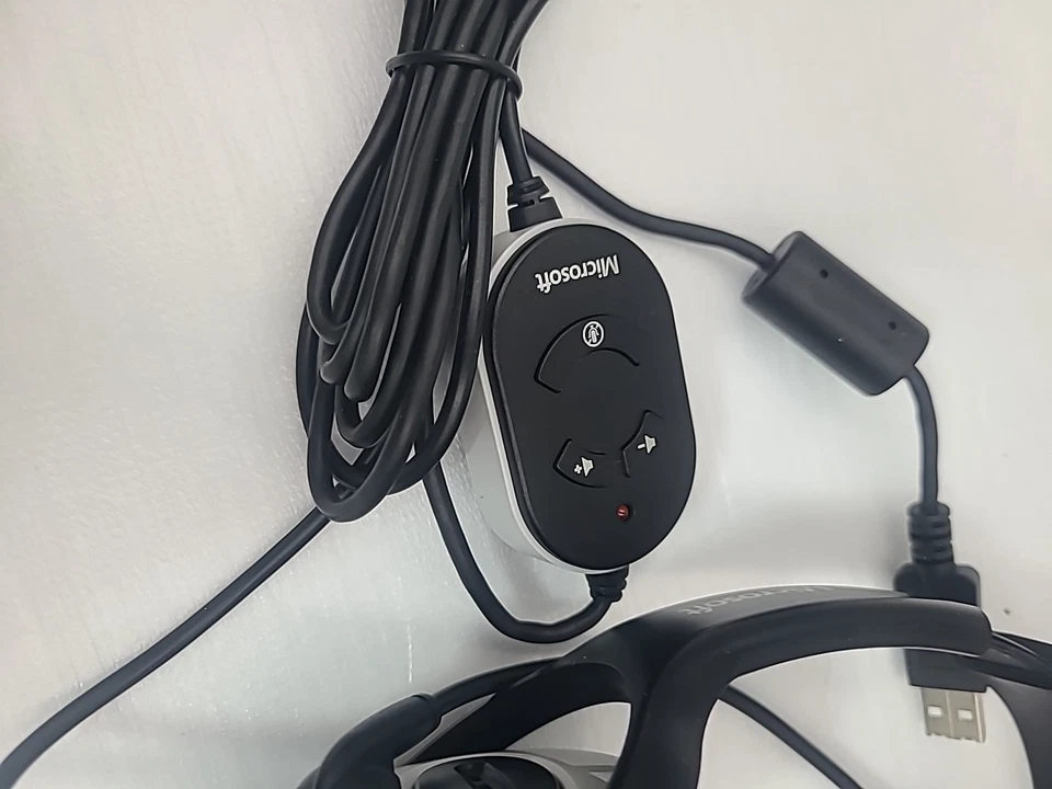 Microsoft LifeChat LX-3000 Black USB Headset Headphones - Image 3 of 4
