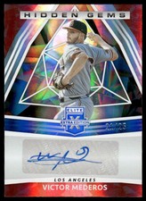 2022 Panini Elite Extra Edition #HG-VM Victor Mederos Red White and Blue #/25