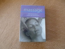 Simple Massage Deck of Cards: 50 Easy-to-learn Home Spa Techniques - New Sealed