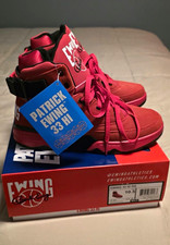 Ewing Athletics Patrick Ewing 33 Hi Men's 10.5 Red/Black High Top Lace-Up