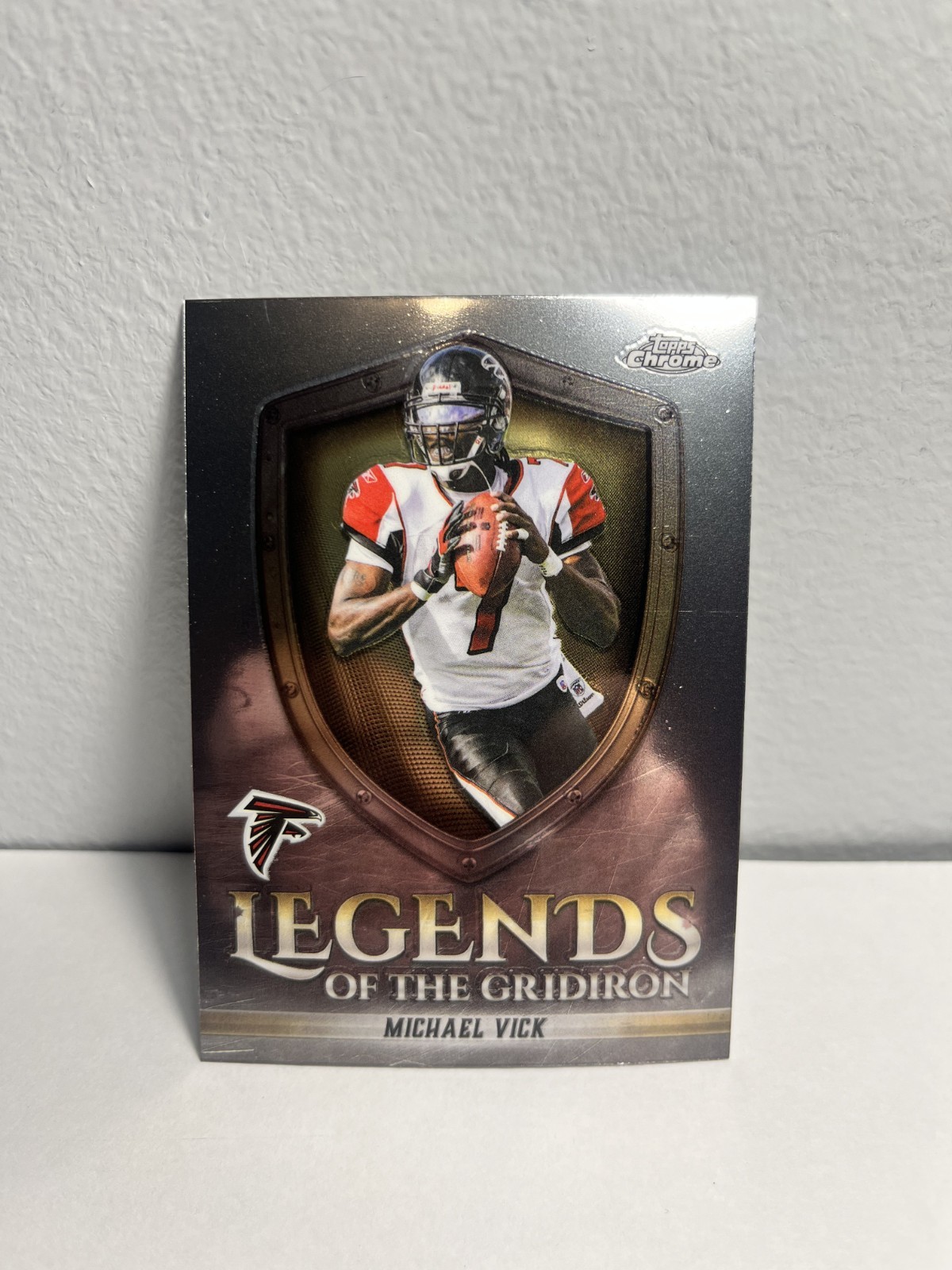 2025 TOPPS CHROME LEGENDS OF THE GRIDIRON LOG2 MICHAEL VICK FALCONS
