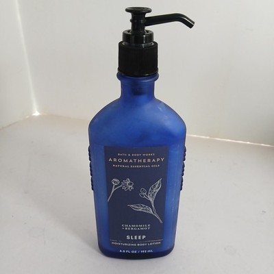 1 NEW BATH BODY WORKS AROMATHERAPY SLEEP CHAMOMILE BERGAMOT LOTION CREAM RARE