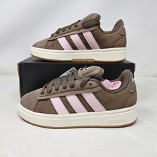 Adidas Grand Court Alpha 00s Marrón Cómodo Zapato Informal / JR0541 / Para Mujer Talla 9