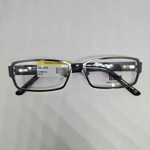 Tempo MM 9010 GM Eyeglasses Frame Gunmetal Rectangular Full Rim 54-15-140mm NEW - Picture 10 of 11