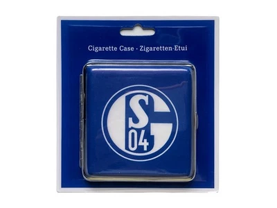 Cigarette Case V-Fire Schalke 04 Orginal License Article Metal With Clip Lock - Image 1 of 4