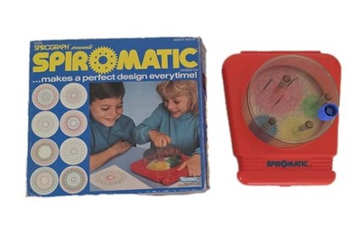 Vintage Kenner SPIROGRAPH Spiromatic 1989 HTF Classic Toy W Box Incomplete 