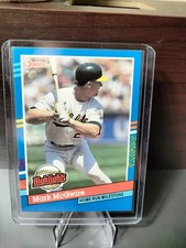1991 Donruss BC-9 MARK MCGWIRE Highlights Baseball  3 Error card one of a kind.