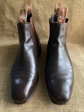 RM Williams Craftsman braune Leder Chelsea Boots Größe AUS/UK 6,5 G || US 7,5
