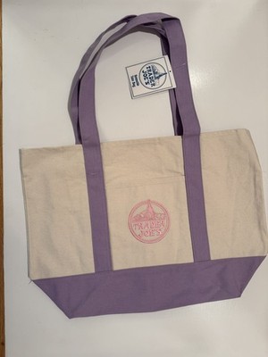 Trader Joe s Pastel Tote Bag LARGE Lavender - NWT - NEW VIRAL!!