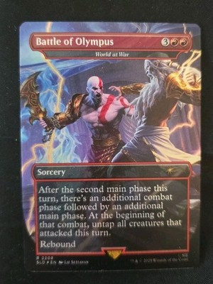 MTG Battle Of Olympus - World at War (Foil) Secret Lair x God of War 2208 NM