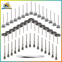 DrahtbüRsten Set 45Er FüR Bohrmaschine Edelstahl PinselbüRste Reinigung