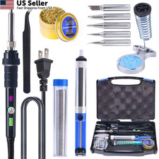 YIHUA 947-III 60W Soldering Iron Kit Adjustable Temperature with Sticky...