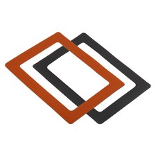 Magnetic Photo Frame, 2pcs 5x7 Inch Picture Holder PVC Orange