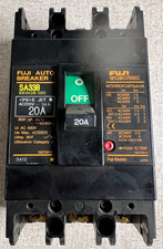FUJI SA33B 3P 20A Circuit Auto Breaker