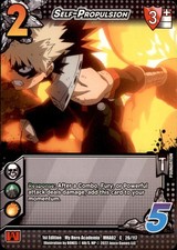 Self-Propulsion 26/117 My Hero Academia: Crimson Rampage 1st Edition Normal NM