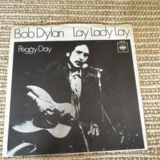 Bob Dylan Lay Lady LAY/PEGGY Day 1969 Columbia 45rpm Vinyl Record 7"