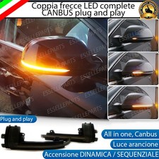 2 X FRECCE SPECCHIETTI LED DINAMICHE PROGRESSIVE SEQUENZIALI AUDI A4 B8 RESTYNG
