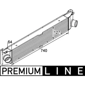MAHLE LADELUFTKÜHLER passend für CITROËN JUMPER FIAT DUCATO PEUGEOT BOXER | 