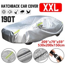 Full Car Cover Outdoor Waterproof Sun UV Dust Rain Resistant Protection XXL Size