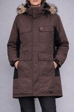 Fjällräven Jacke Kodiak Damen Gr.M DE 38 Hydratic Parka Winterjacke Braun 155421