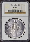 1986 American Silver Eagle - NGC MS69 Toned - ✪COINGIANTS✪