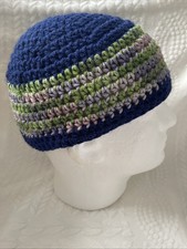 Adult Handmade Crochet Skull Cap Kufi