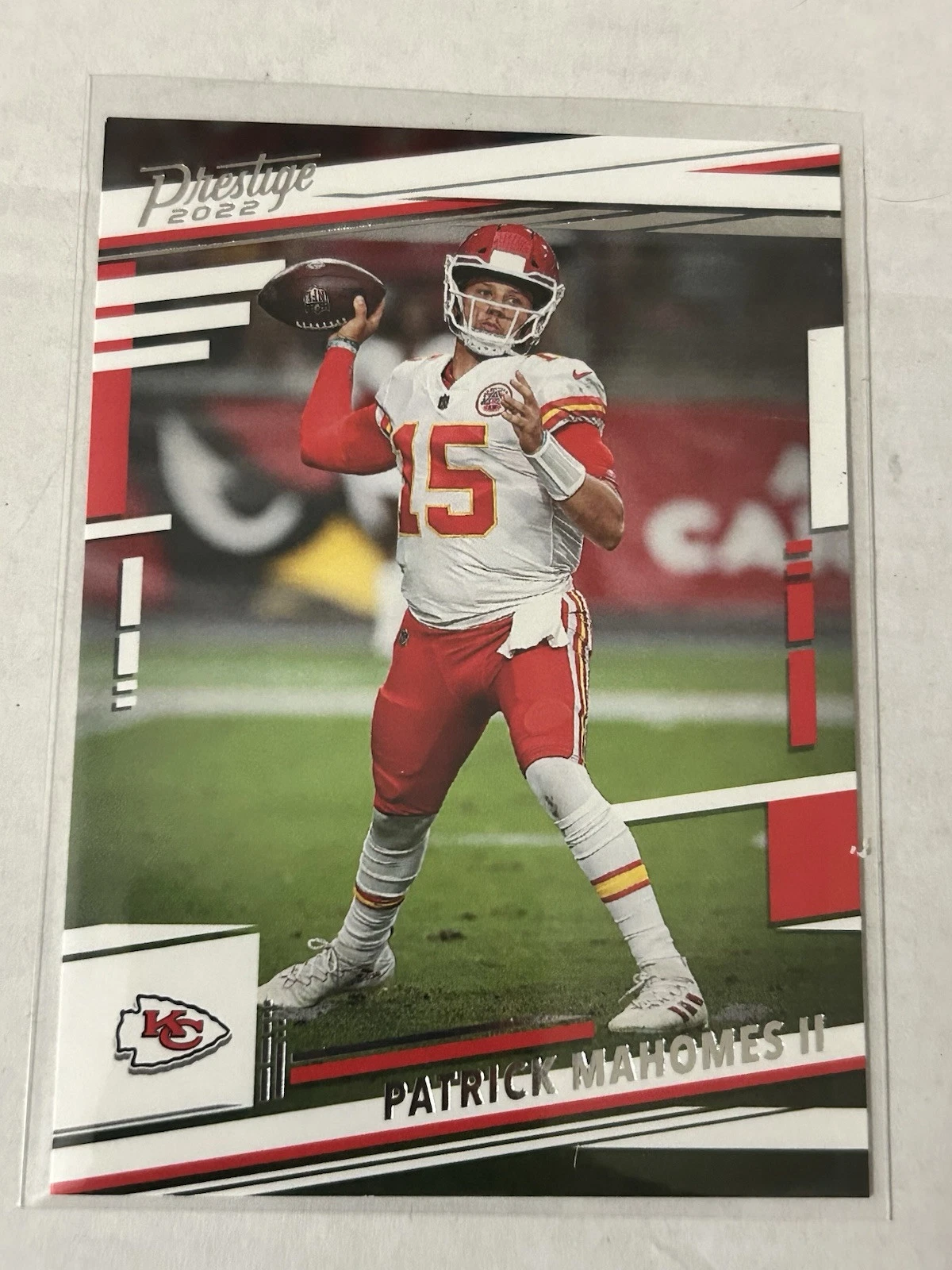 Patrick Mahomes trading card