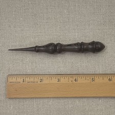 Hand turned Wenge wood finest laying tool made in USA needlework embroidery stit