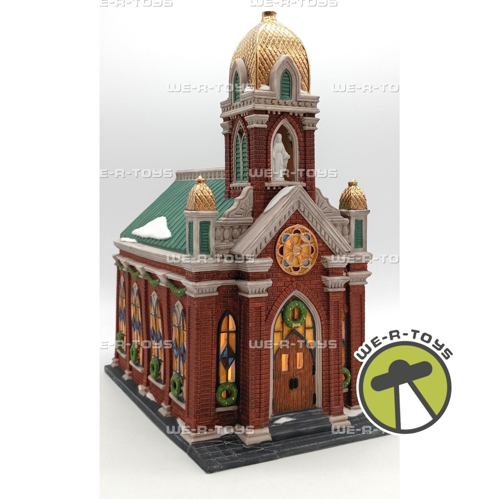 Department 56 Holy Name Church Christmas in the City Lighted Building 58875