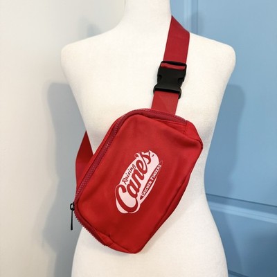 Raising Cane s Red Crossbody Belt Bag Fanny Pack Chicken Fingers Logo