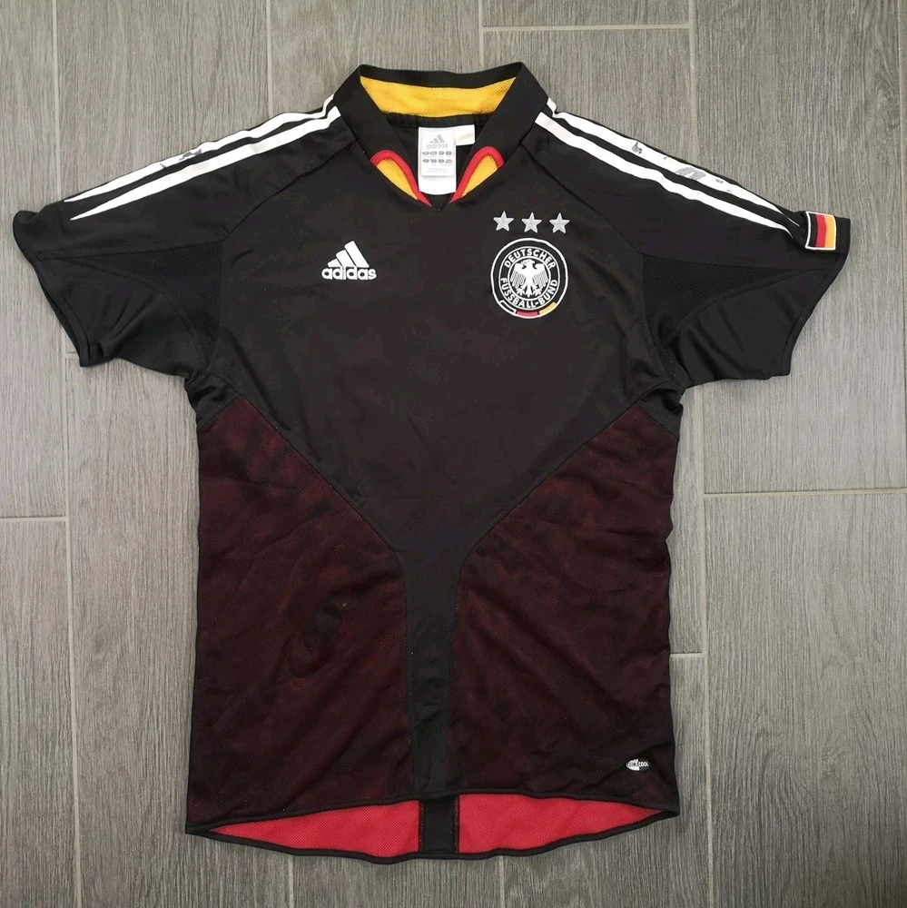 Vintage Retro 2004 EM Kuranyi 10 Deutschland DFB  Trikot Größe: XS 176 Adidas