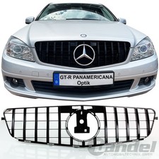SPORT-PANAMERICANA GT K&Uuml;HLERGRILL SCHWARZ GLANZ f&uuml;r MERCEDES W204 C-KLASSE